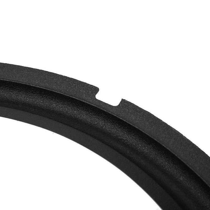  [AUSTRALIA] - 12inch Universal Rim Foam Repair Woofer Bass Loudspeaker Surrounds Circle Foam for Bass Speaker Perforated Rubber Speaker Foam Edge Subwoofer Surround Spare Parts for Speaker Repair or DIY (Black)