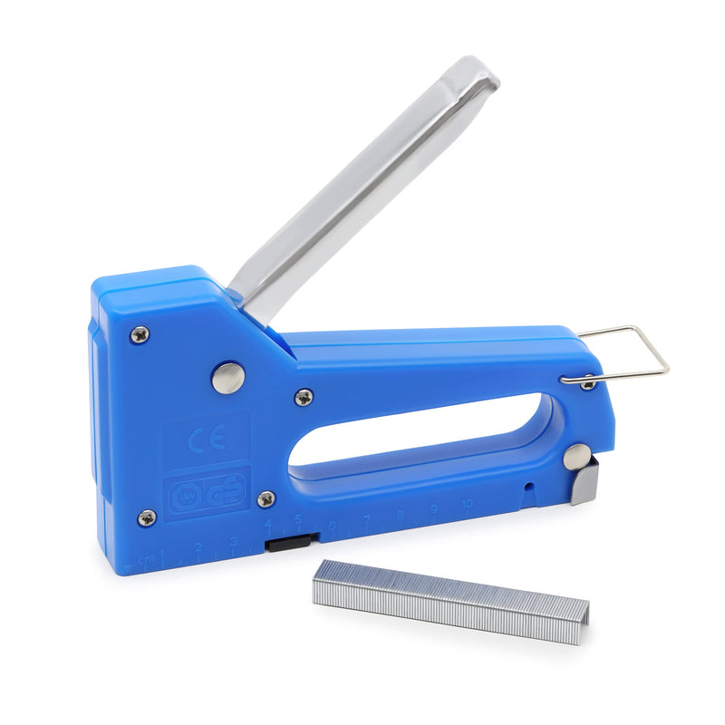  [AUSTRALIA] - Dritz Home 9050 Light Duty Staple Gun, 5/16-Inch with 100 Staples , Blue