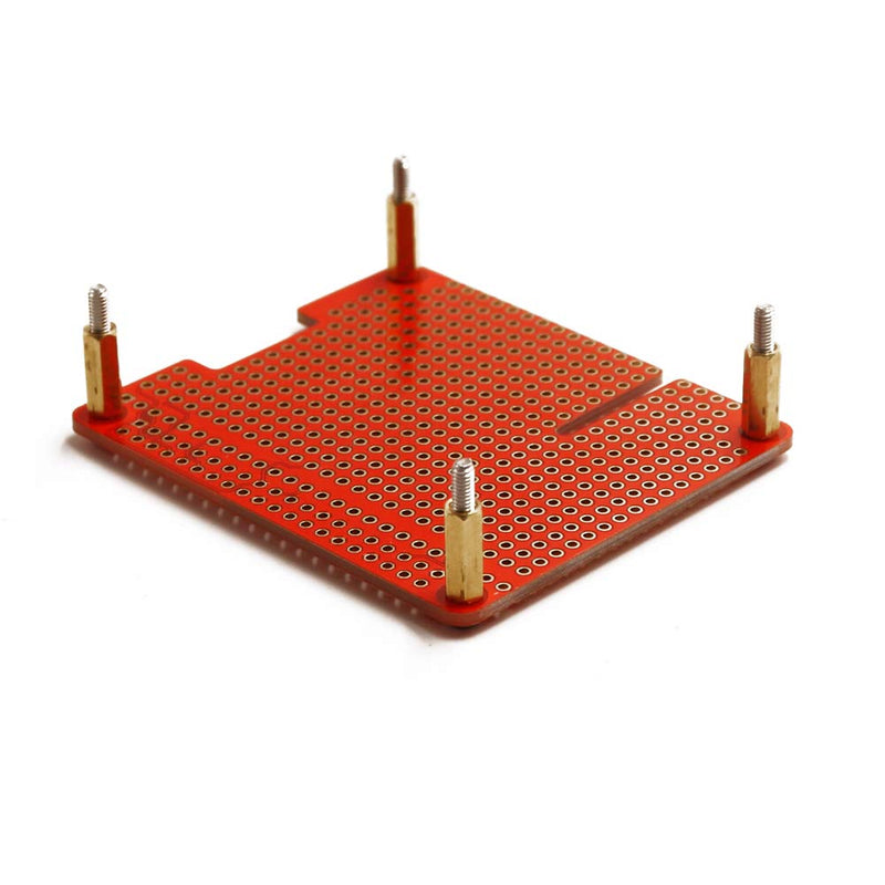  [AUSTRALIA] - Treedix 4 Sets GPIO Breakout DIY Breadboard PCB Shield Red Expansion Board Kit Compatible with Raspberry Pi 4 3 2 B+ A+