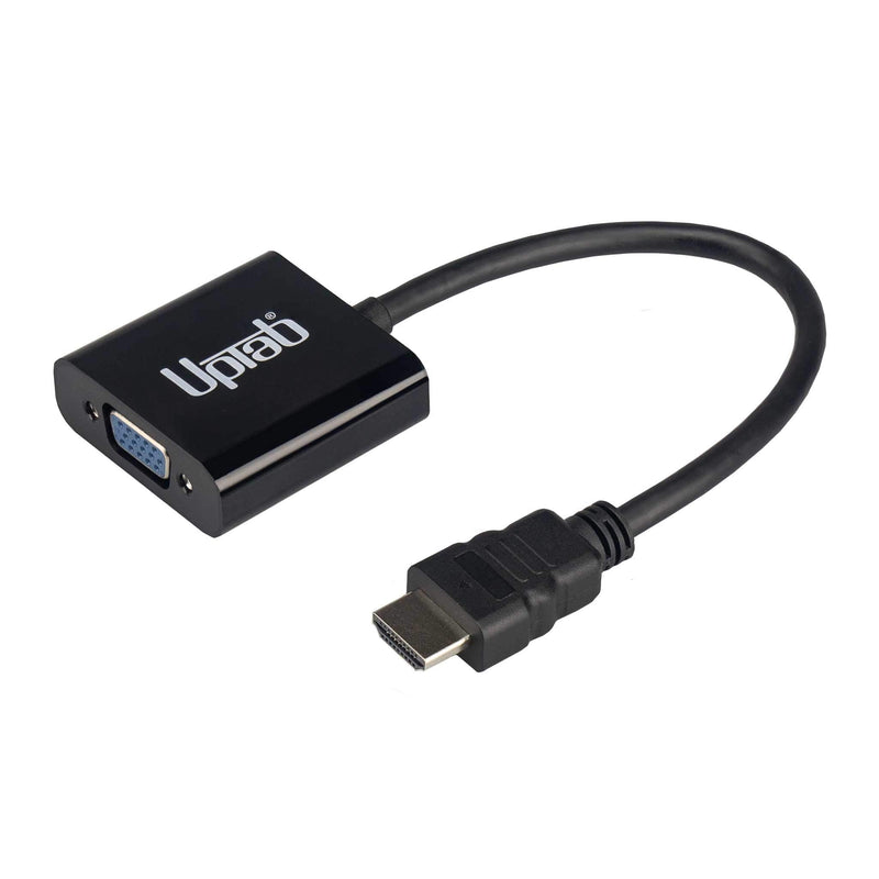  [AUSTRALIA] - UPTab HDMI to VGA Adapter (Male to Female) for Computer, Desktop, Laptop, PC, Monitor, Projector, Chromebook, Raspberry Pi, Roku, Xbox and More