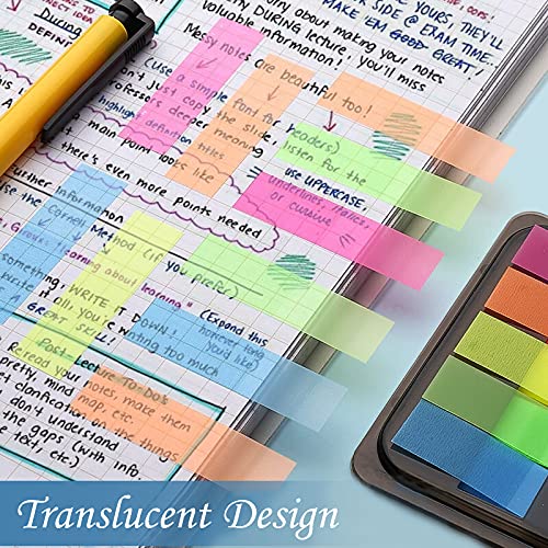  [AUSTRALIA] - 3 Sets Assorted Bright Colors Sticky Notes tabs, Page Marker Tabs 1200pcs, Sticky Note Dividers Tabs 4 Styles, Page Tabs and Arrow Flags for Notebooks, Documents, Books, and Folders [5 Colors]
