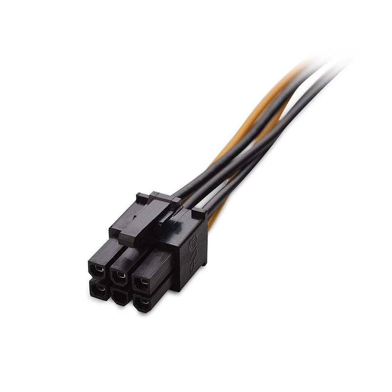 LIANSHU 3Pack 6 Pin PCI-e to SATA Power Cable - 8 Inches - LeoForward Australia