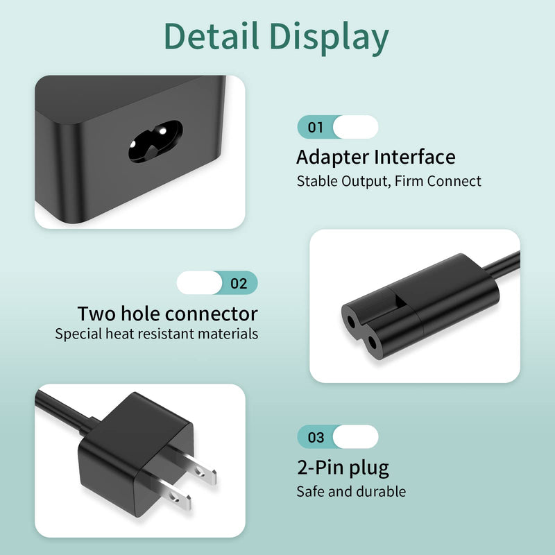  [AUSTRALIA] - 102W 15V 6.33A Surface Book Charger Compatible with Microsoft Surface Book 2/3 Surface Laptop 4/3/2/1 Surface Pro 3/4/5/6/7/8/X Microsoft Surface Power Supply DC Cable 6ft with USB Port 5V 1.5A