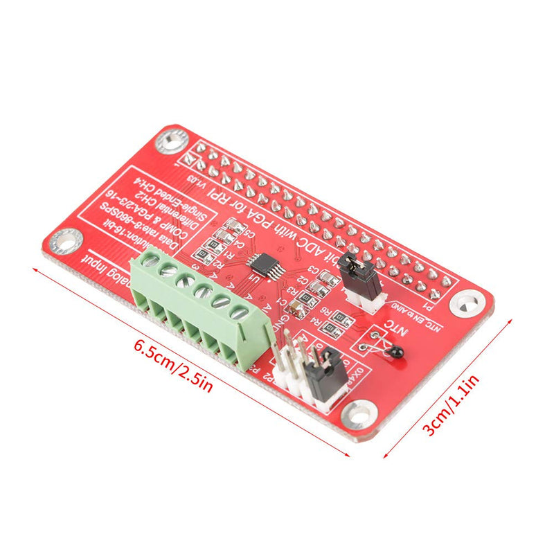  [AUSTRALIA] - 16-Bit ADS1115 ADC ADC Analog Signal Converter Module Digital for Raspberry Pi 3/2 / B+