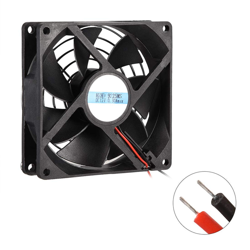  [AUSTRALIA] - uxcell Cooling Fan 92mm x 92mm x 25mm 9225MS DC 12V 0.25A Long Life Sleeve Bearings with Metal Protector