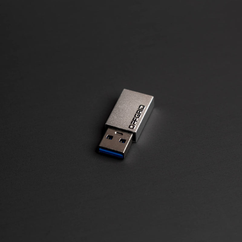  [AUSTRALIA] - OffGrid by EDEC USB Data Blocker for Cell Phone, Tablet, and Laptop, Block Unwanted Data Transfer, Protect Against Juice Jacking, Safely Charge iPhone, Android Devices 1-pack
