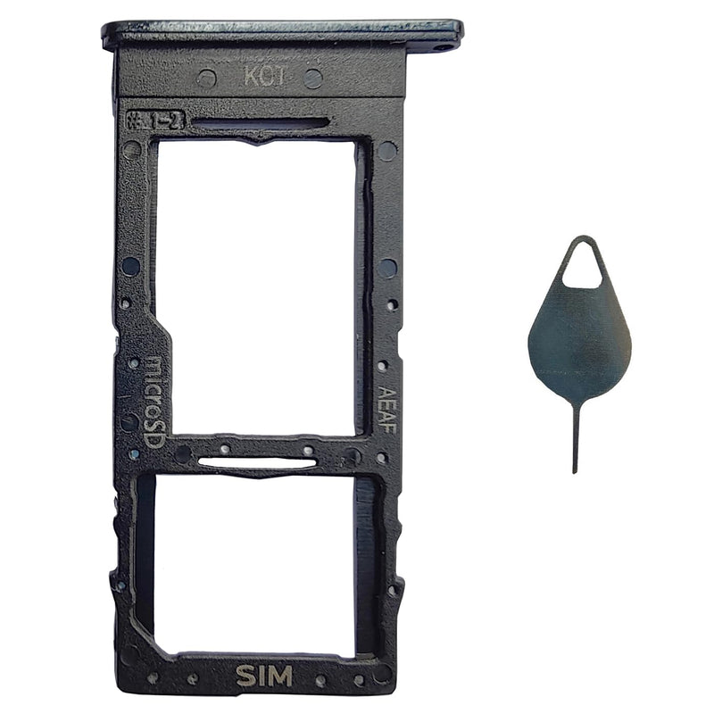  [AUSTRALIA] - Ubrokeifixit Galaxy A51 5G A516 Micro SD Card Tray,Single Sim Card Tray Slot Holder Replacement for Samsung Galaxy A51 5G A516U A516U1 A516V A516F 2020 (A516U1-Black) A516U1-Black