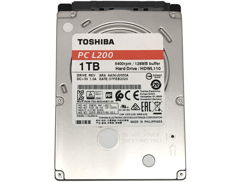  [AUSTRALIA] - Toshiba 1TB 5400RPM 128MB Cache SATA 6Gb/s (7mm) 2.5in Internal Gaming PS3/PS4 Hard Drive - 3 Year Warranty
