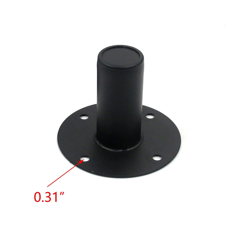  [AUSTRALIA] - T Tulead Speaker Mount Stand Top Bracket 4.21"×3.15" Speaker Cabinet Pole Mount Speaker Stand Mounts Pack of 2