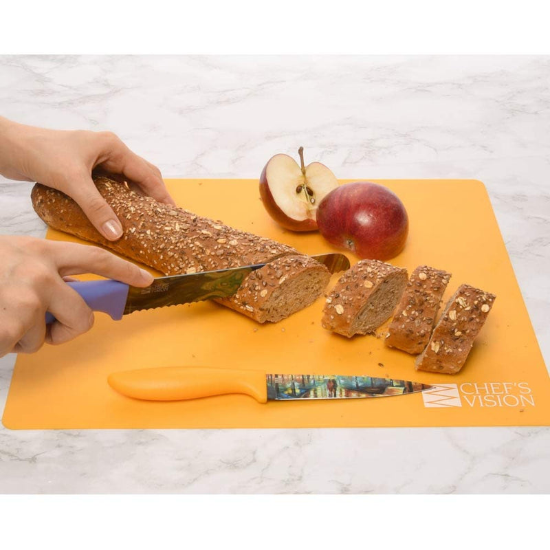  [AUSTRALIA] - Slice Bright Flexible Cutting Mats are the Smarter, Faster and Easier Way to Prepare Your Food. Set of six Colorful Mats. From The Chef’s Vision Kitchen to Yours.