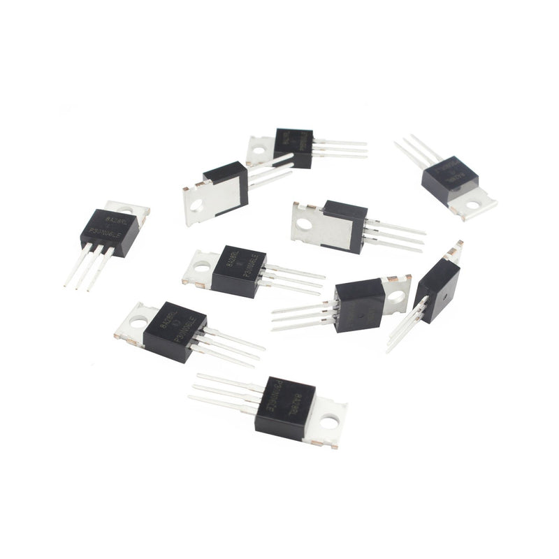WeiMeet RFP30N06LE 30A 60V N-Channel Power Mosfet TO-220 ESD Rated for Arduino(10 Pieces) - LeoForward Australia