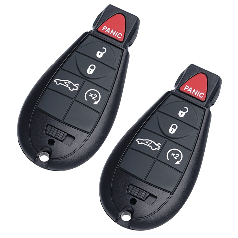  [AUSTRALIA] - Remote Key Fob FOBIK Replacement Fits for Dodge Challenger 2008 2009 2010 2011 2012 2013 2014 Charger 2009-2013 Durango 2009-2013 Chrysler 300 IYZ-C01C Keyless Entry Remote Start Control