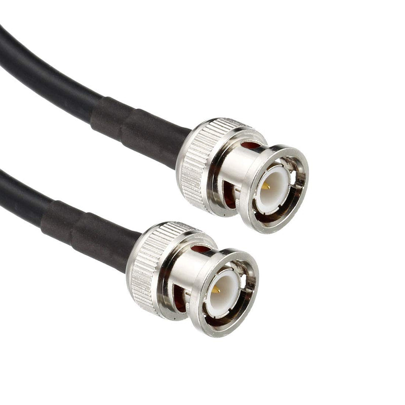 uxcell BNC Male to BNC Male Coax Cable RG58 Low Loss RF Coaxial Cable 50 ohm 50 ft 50 Feet - LeoForward Australia