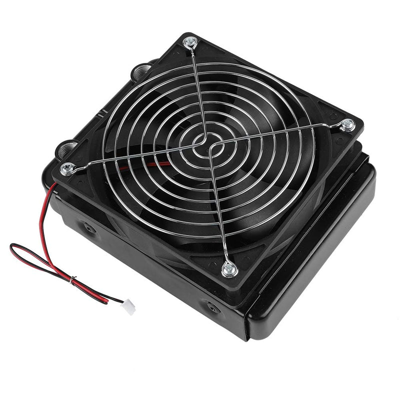  [AUSTRALIA] - CPU Radiator Fan , DC12V CPU Water Cooling Radiator G1 ,4 Thread Heat Row Radiator with Fan 18 Tubes 120 ,360mm Radiator CPU Liquid Cooler for Computer CPU Water Cooled 120mm