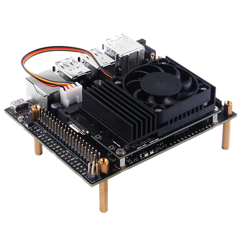  [AUSTRALIA] - GeeekPi Jetson Nano Fan, Jetson Nano Aluminum Heatsink with PWM Speed Adjustment Fan 40x40x7mm for NVIDIA Jetson Nano Developer Kit B01 and A02 Version