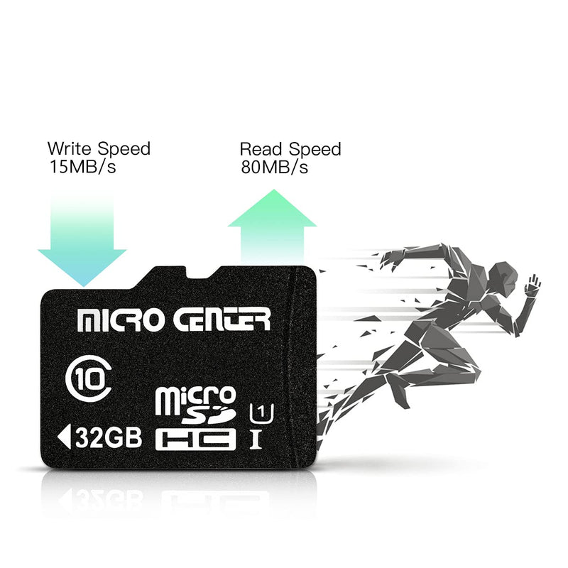  [AUSTRALIA] - Micro Center 32GB Class 10 Micro SDHC Flash Memory Card with Adapter for Mobile Device Storage Phone, Tablet, Drone & Full HD Video Recording - 80MB/s UHS-I, C10, U1 (2 Pack) 32GB - 2 pack