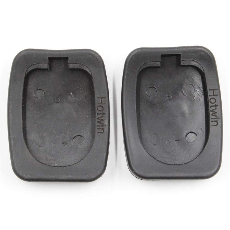  [AUSTRALIA] - Hotwin 2pcs Brake Clutch Pedal Pads 4975158J00 Compatible with Suzuki Swift Samurai Sidekick Geo Metro Tracker