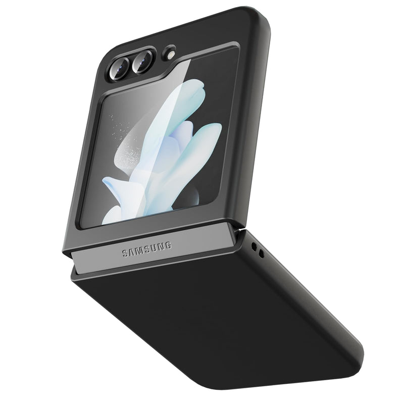  [AUSTRALIA] - CAREDOCTOR for Samsung Galaxy Z Flip 5 Case: Shockproof Protective Phone Case for Galaxy Z Flip 5 5G Black