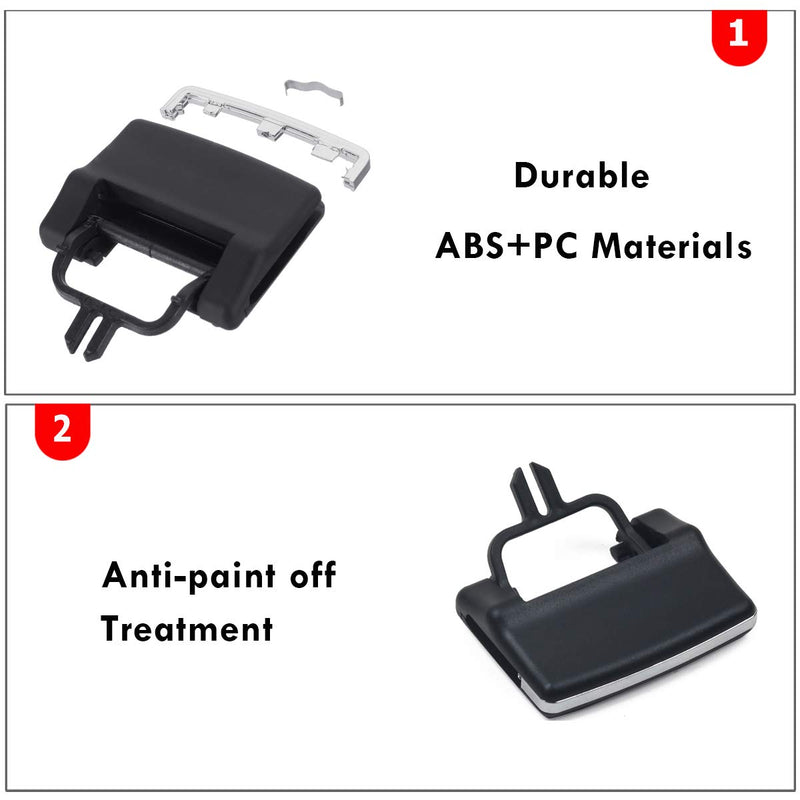 Moonlinks Compatible with Mercedes Benz Front Center/Left/Right Air Vent Clips Outlet Tabs, AC Vent Adjustment Buckle Repair for W164 ML 350 ML 430 ML 500 ML 550 2006-2011 X164 GL 350 GL 450 2007-2012 - LeoForward Australia