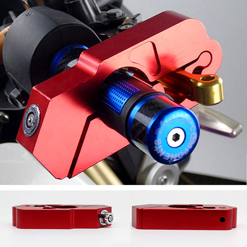  [AUSTRALIA] - Kreatur Motorcycle Handlebar Lock Universal CNC with 2 Keys to Secure Your Motorcycle Bike ATV Moped Scooter in Under 5 Seconds