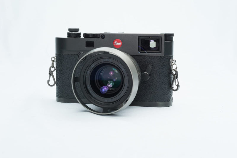  [AUSTRALIA] - Vi Vante Camera Quick Release Set for Cameras w/ Round Strap lugs Titanium Rings Flat Gray