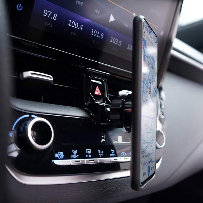 [AUSTRALIA] - Beerte Car Phone Holder fit for Toyota Corolla 2020-2023,Corolla Cross 2022 2023,360 °Rotation Adjustable Car Air Vent,Auto Dashboard Cell Phone Mount fit for Any inches Mobile Phone (Magnet) Magnet