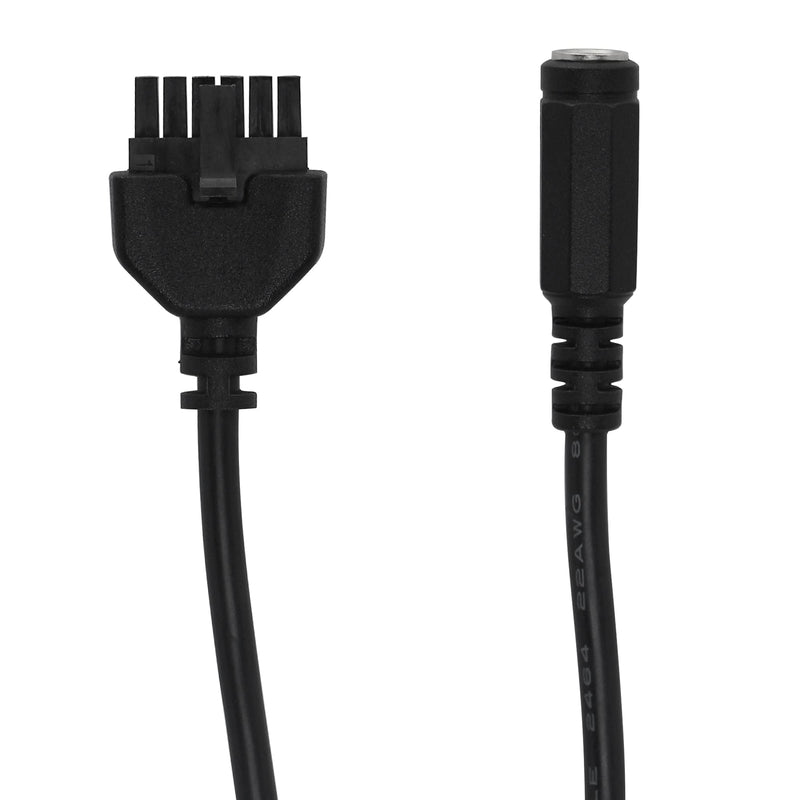  [AUSTRALIA] - CERRXIAN 50cm DC 5.5mm x 2.5mm Female to Molex 12 pin Male Power Cable for Car, LED, PC