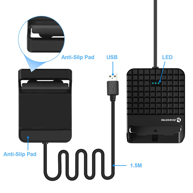 Recbot CAC Reader Smart Card Reader Military CAC Card Reader Compatible with Windows, Mac, MacBook Pro - LeoForward Australia