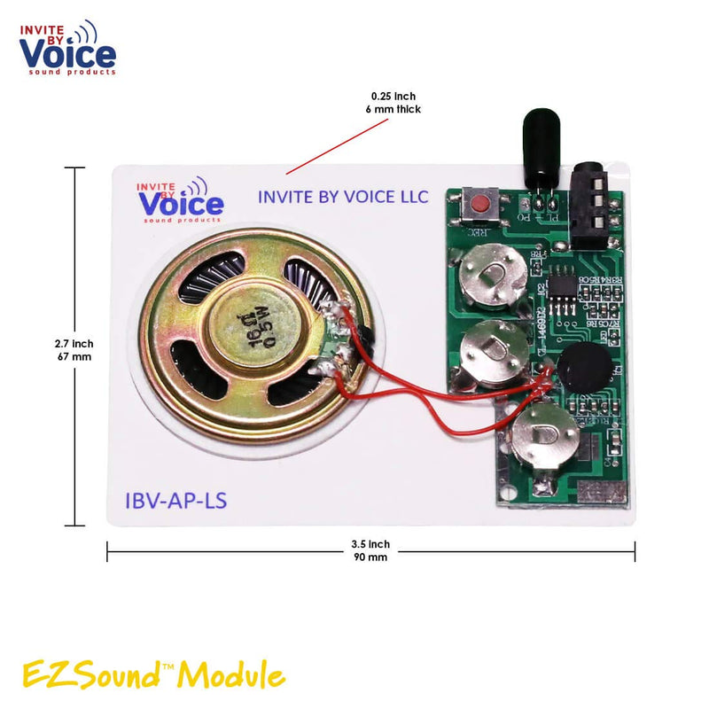 EZSound Module - Light Activated - Easy to Record - 120 Seconds Recording - High Sound Quality - LeoForward Australia