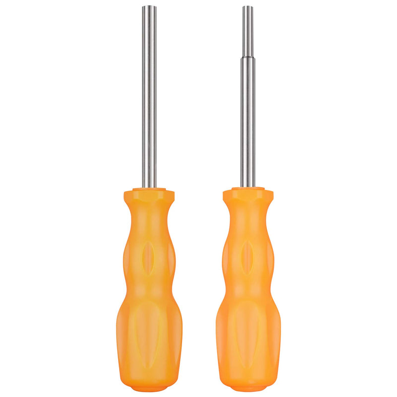  [AUSTRALIA] - Gamebit Screwdriver Set, Taessv 3.8mm + 4.5mm Security Screwdriver Bit Screwdriver Tools for Opening NES SNES N64 Super Nintendo 64 Cartridges & Systems 3.8&4.5mm Screwdrivers Orange