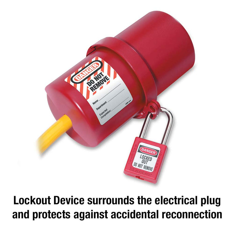  [AUSTRALIA] - Master Lock 488 Lockout Tagout Electrical Plug Lockout, 220 - 550 Volts 220 - 550 Volt Plugs