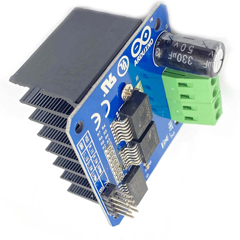  [AUSTRALIA] - Kiro&Seeu Double BTS7960B DC 43A Stepper Motor Driver Module H-Bridge PWM Driving Board Compatible with Arduino Smart Car Raspberry Pi