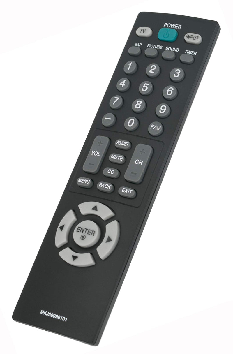 MKJ36998101 Replaced Remote fit for LG TV 19LC2D 22LC2D 20LS7D 20LS7DC 23LS7D 23LS7DC 20LS7D-UB 22LC2D-UB 22LC22D 22LC22D-UB 32PC5DVC 20LS7DUB 22LC2DUB 22LC22D 22LC22DUB 20LS7DC-UB 20LS7DCUK 20LS7DC-U - LeoForward Australia