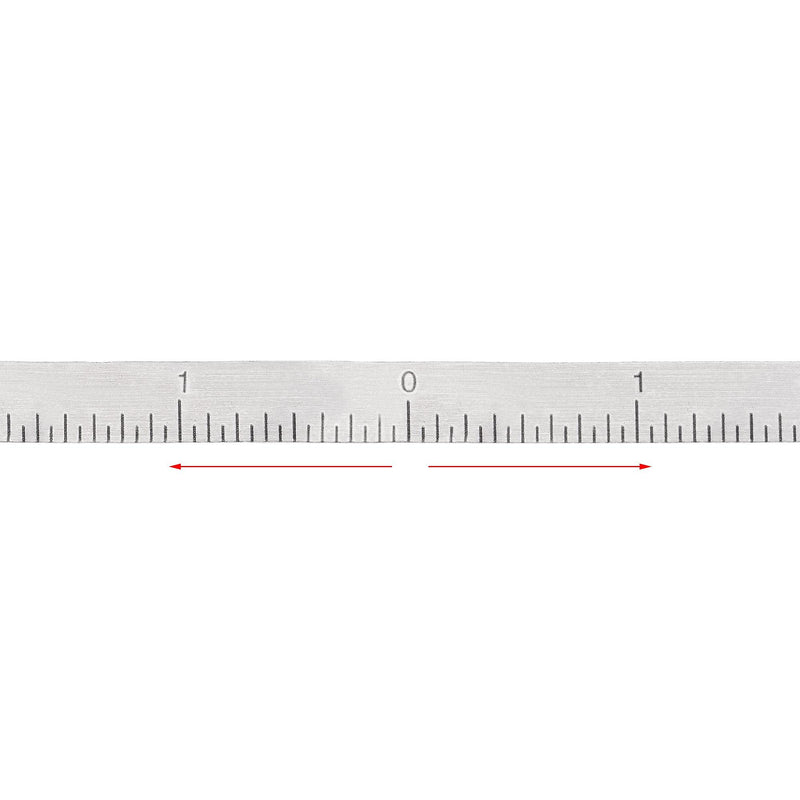  [AUSTRALIA] - uxcell Center Finding Ruler 6-inch Table Sticky Adhesive Tape Measure, Aluminum Track Ruler with Holes, (from the Middle).