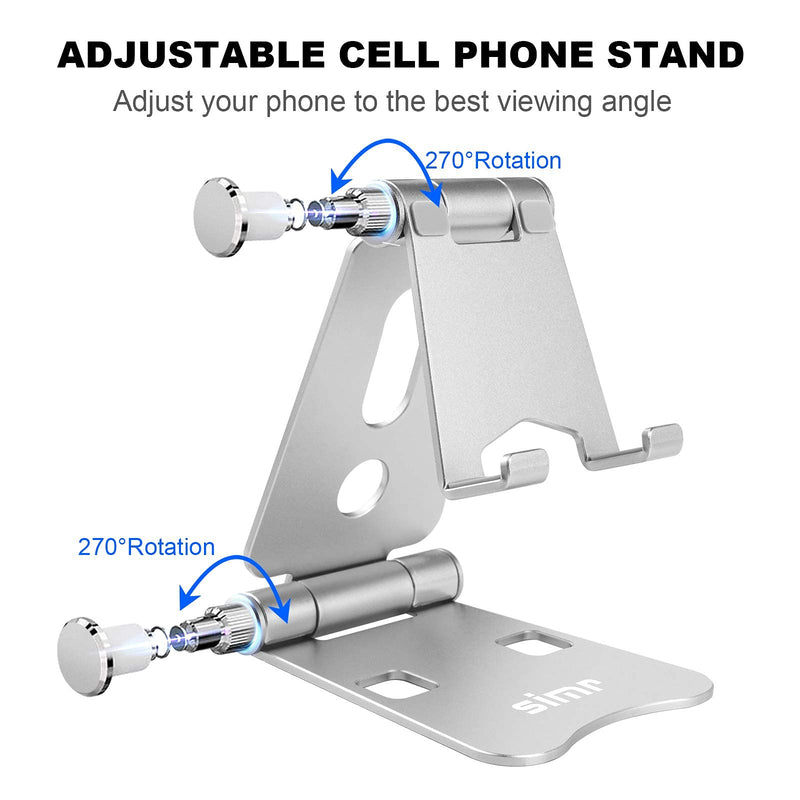  [AUSTRALIA] - 7 Pack Cable Clips and Adjustable Phone Stand