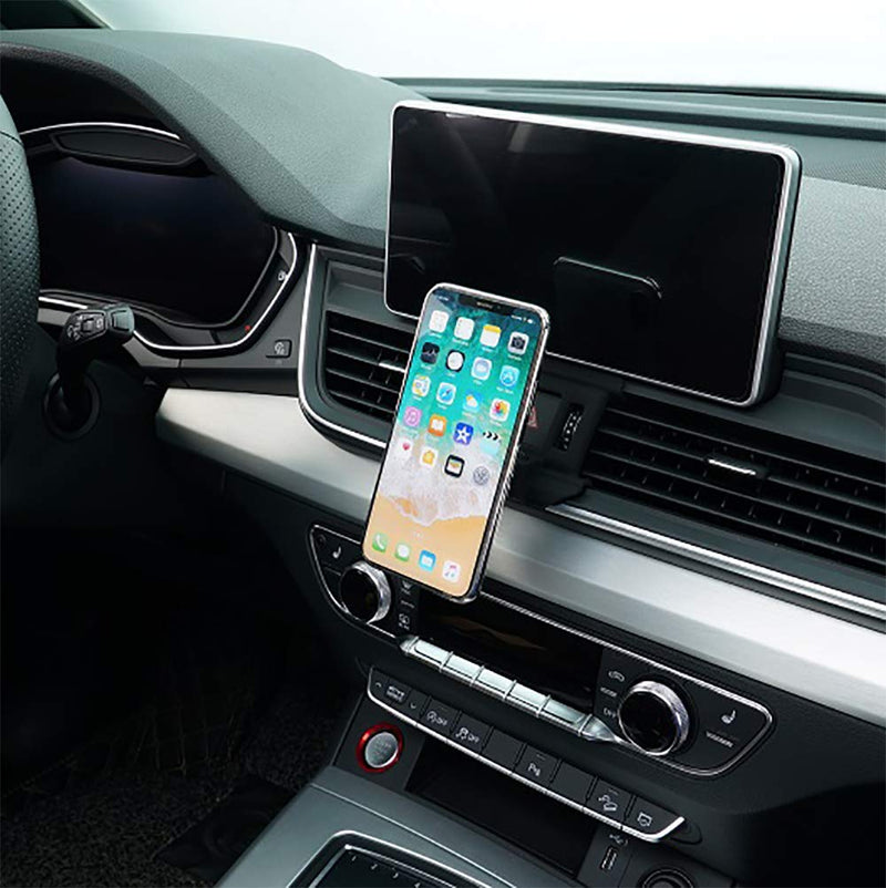  [AUSTRALIA] - BEERTE Phone Holder fit for Audi Q5 2018-2023, Audi SQ5 2018-2023,Adjustable Air Vent,Car Dashboard Cell Phone Mount,Magnetic Phone Mount fit for Any inches Phone Magnetic