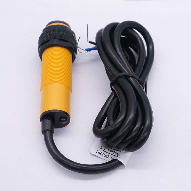 Taiss/ M18 Infrared Ray Diffuse Reflection Photoelectric Switch Sensor Optical Three Lines 6-36VDC PNP NO Proximity Switch Inductive Distance 10 cm E3F-DS10P1 - LeoForward Australia