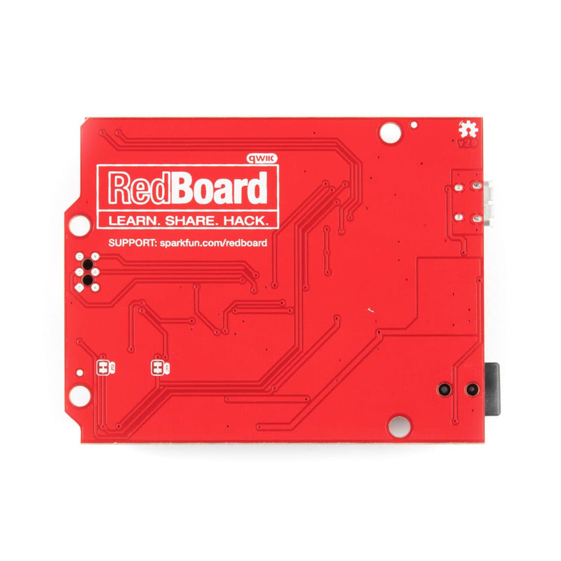  [AUSTRALIA] - SparkFun RedBoard Qwiic ATMega328P compatible with Arduino board w/ Qwiic Connector and CH340C Serial-USB Converter IC Breadboardable R3 footprint microcontroller Improved reset button