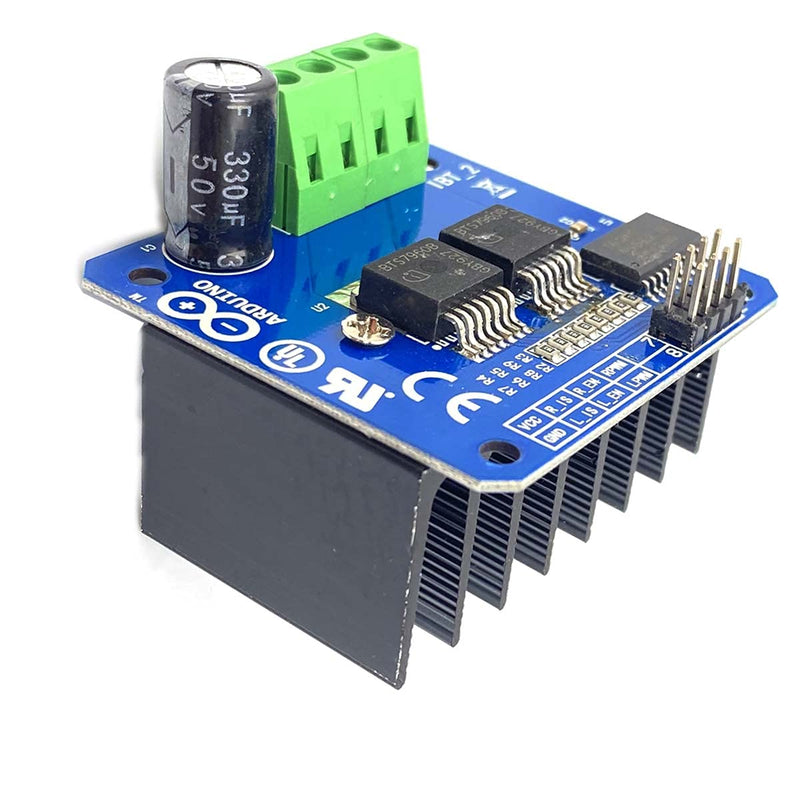  [AUSTRALIA] - Kiro&Seeu 2PCS Double BTS7960B DC 43A Stepper Motor Driver Module H-Bridge PWM Driving Board for Arduino Smart Car