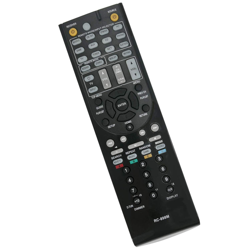 New RC-898M RC898M Replace Remote Compatilbe with Onkyo AV Receiver TX-NR646 TX-NR747 TX-NR545 TXNR646 TXNR747 TXNR545 - LeoForward Australia