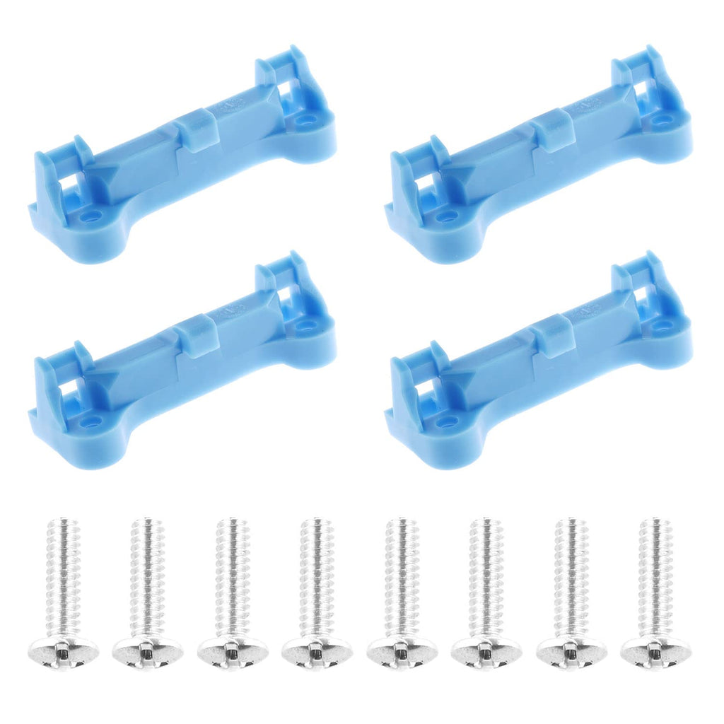  [AUSTRALIA] - CPU Fan Retainer Bracket DGZZI 4PCS Blue CPU Fan Support Bracket with Screws for AM2 AM3 PC Heat Sink Cooling Fan