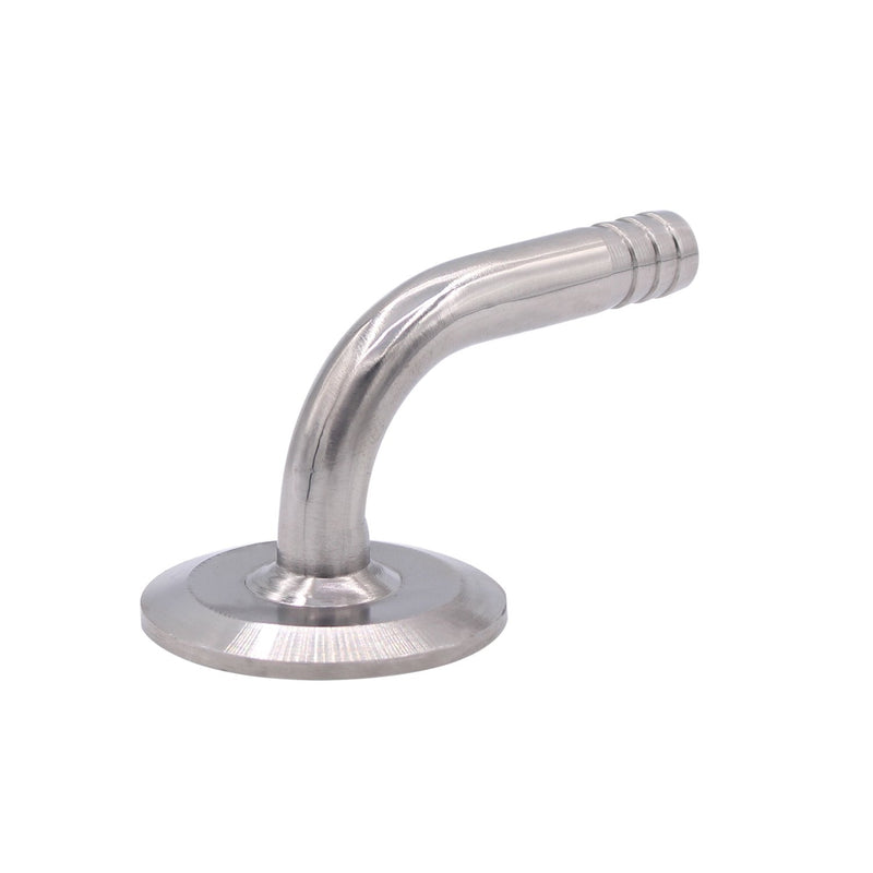 [AUSTRALIA] - DERNORD Sanitary Hose Barb Pipe Fitting 1.5" Tri Clamp ( 50.5MM Ferrule ) 90 Degree Elbow (Tube OD: 1/2"/12MM (1.5 Tri-clamp)) Tube OD: 1/2"/12MM (1.5 Tri-clamp)