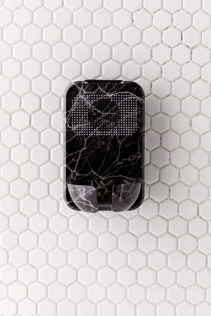 Gabba Goods Premium Bluetooth 5.0 Wireless Portable Shower/Bath Water Resistant Wine Glass Holder & Speaker with Built in Microphone Black - LeoForward Australia