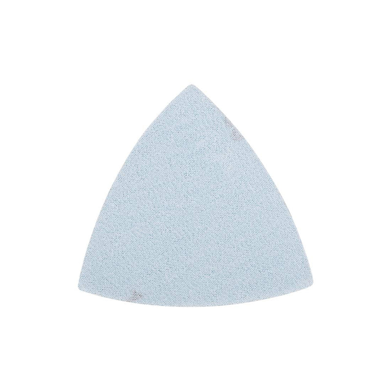  [AUSTRALIA] - uxcell Triangle Detail Sander Sandpaper Hook and Loop 3-1/2 Inch Sanding Pad White Abrasive 100 Grit 6 Pcs