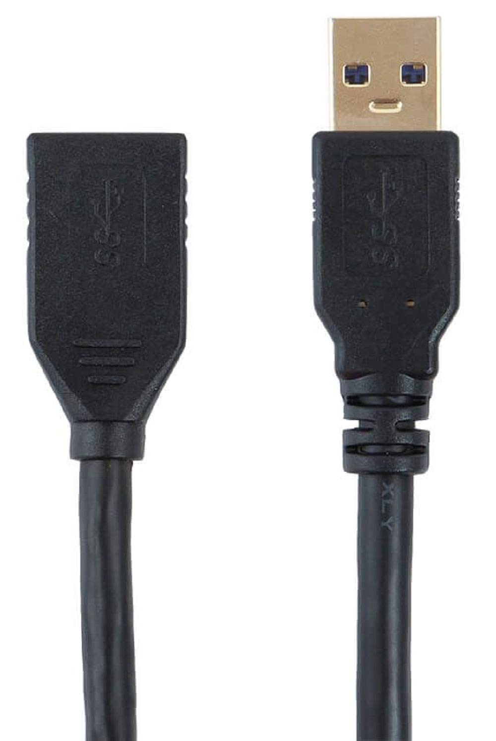  [AUSTRALIA] - Monoprice Select Series USB 3.0 A to A Female Extension Cable 6ft use with Playstation, Xbox, Oculus VR, USB Flash Drive, Card Reader, Hard Drive, Keyboard, Printer, Camera and More! 6 Feet
