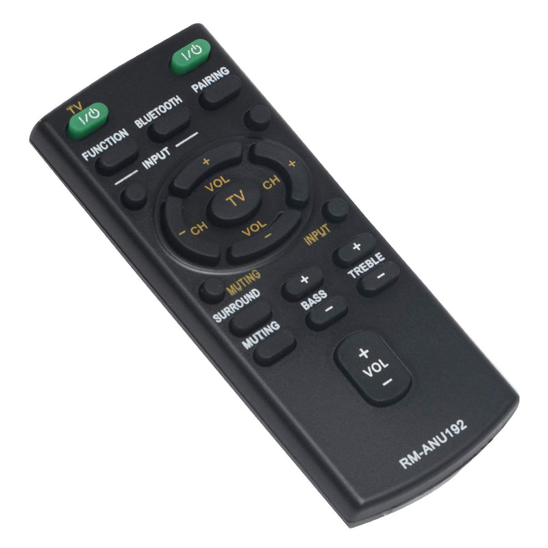 VINABTY Rm-anu192 Rm-anu191 Replaced Remote fit for Sony Sound Bar Ss-wct60 Sswct60 Ht-ct60 Sact60 Sa-ct60 Sa-ct60bt Sact60bt Htct60bt Ht-ct60bt Sact60bt Sa-ct60bt Sswct60 Ss-wct60 - LeoForward Australia