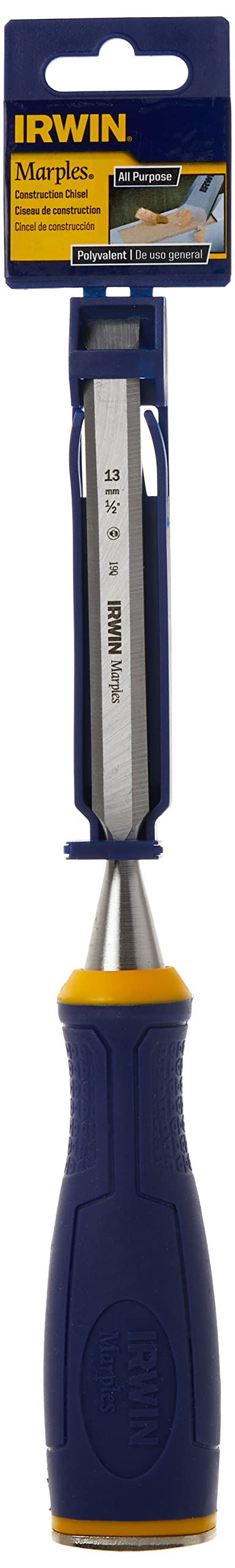  [AUSTRALIA] - IRWIN Tools Marples Construction Chisel, 1/2-inch (1768774),Blue