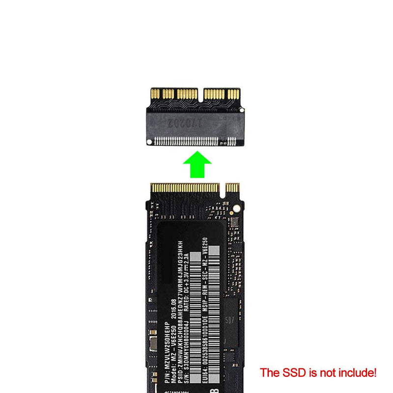  [AUSTRALIA] - GODSHARK M.2 NVME SSD Convert Adapter for MacBook Air Pro Retina Mid 2013 2014 2015 2016 2017, NVME/AHCI SSD Upgraded Kit for A1465 A1466 A1398 A1502