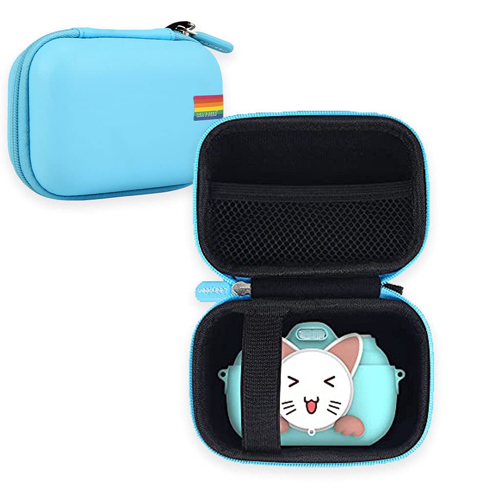  [AUSTRALIA] - Leayjeen Kids Camera Case Compatible with ArtCWK/ MINIBEAR/ TONDOZEN/ Dartwood and More Video Digital Camera Gift - Case for Toy Action Camera and Accessories (Case Only)-Blue