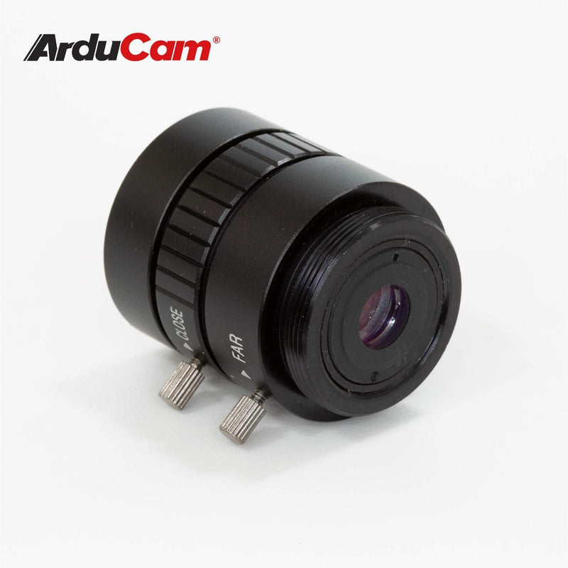  [AUSTRALIA] - Arducam Lens for Raspberry Pi HQ Camera, Wide Angle CS-Mount Lens, 6mm Focal Length with Manual Focus and Adjustable Aperture